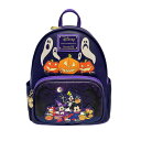 Loungefly 限定版 Disney ミッキーとフレンズ ハロウィン ダブルストラップ ショルダーバッグ