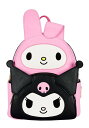 Loungefly Sanrio Hello Kitty マイメロディ クロミ ダブルポケット レディース ダブルストラップ ショルダーバッグ