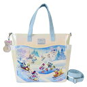 Loungefly Disney スティッチ ホリデー スノーエンジェル グリッター ミニバックパック