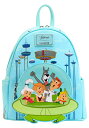 Loungefly Disney ライオンキング トリプルポケット 3人の友達 ミニバックパック ダブルストラップ