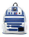 Loungefly Star Wars R2D2 アップリケ レディース ダブルストラップ ショルダーバッグ