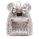 Loungefly Disney ミニーマウス シルバースパンコール ミニバックパック