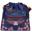 Loungefly Disney ムーラン キャッスル シンチサック クロスボディバッグ