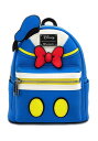 Loungefly Disney ドナルドダック フェイクレザー ミニバックパック スタンダード