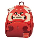 Loungefly Disney Pixar 私ときどきレッサーパンダ コスプレ レディース ダブルストラップ ショルダーバッグ