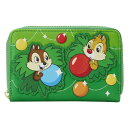 Loungefly Disney チップ&デール オーナメント ジップアラウンドウォレット