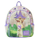 Loungefly Disney 塔の上のラプンツェル ラプンツェル タワーから揺れる ミニバックパック(4)