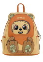 Loungefly Star Wars ウィケット イウォーク フットシー コスプレ レディース ダブルストラップ ショルダーバッグ