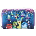 Loungefly DISNEY PIXAR インサイド・ヘッド コントロールパネル ラウンドジップ財布