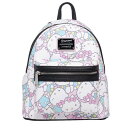Loungefly Sanrio Hello Kitty パステル レディース ダブルストラップ ショルダーバッグ