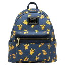 Loungefly Pokemon ピカチュウ 総柄プリント レディース ミニバックパック