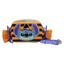 Loungefly Disney リロ&スティッチ ストライプ ハロウィン キャンディラッパー クロスボディバッグ