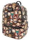 Loungefly ストレンジャー・シングス ベビーキャラクター チビ 総柄プリント ミニバックパック