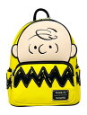 Loungefly Peanuts チャーリー・ブラウン コスプレ レディース ダブルストラップ ショルダーバッグ