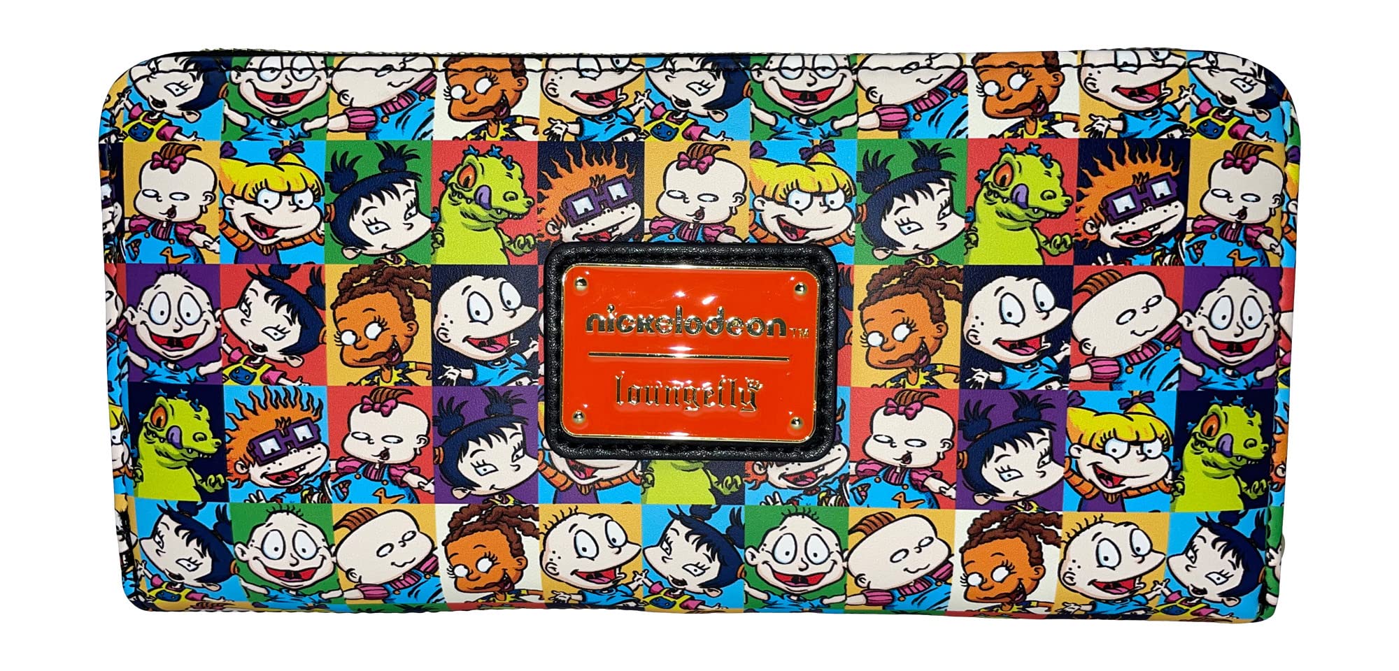 Loungefly ラグラッツ Nickelodeon 総柄プリント ラウンドジップ財布