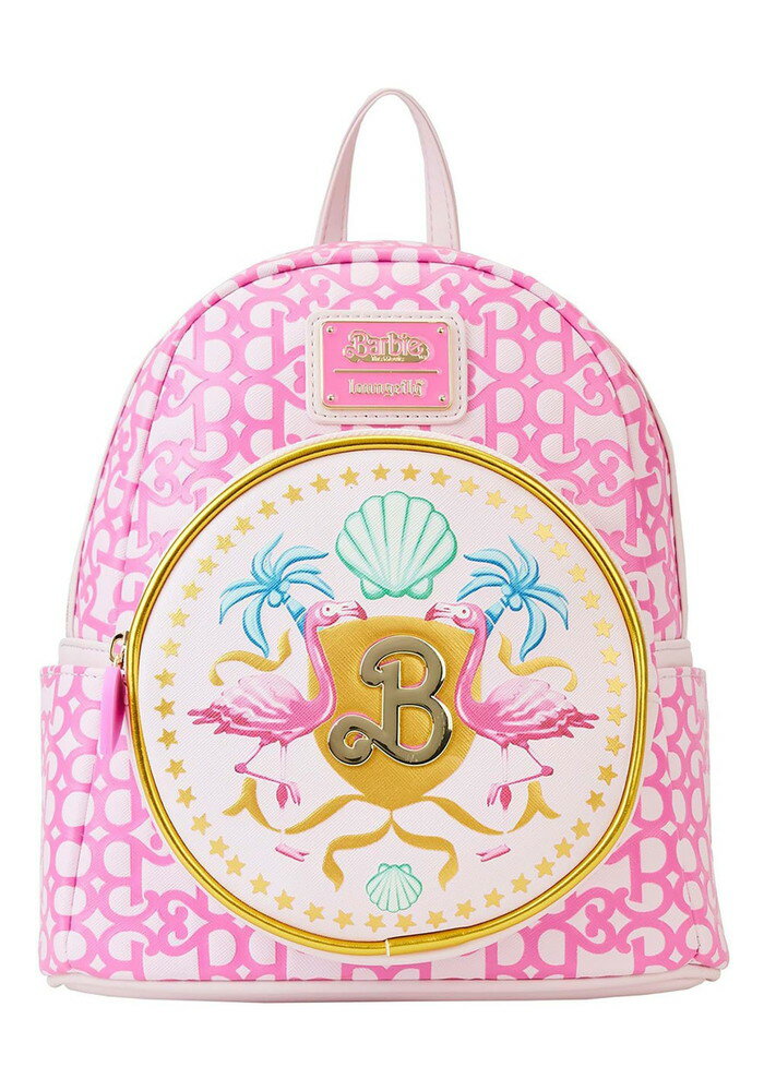 Loungefly Barbie The Movie ロゴ ダブルストラップ ミニバックパック