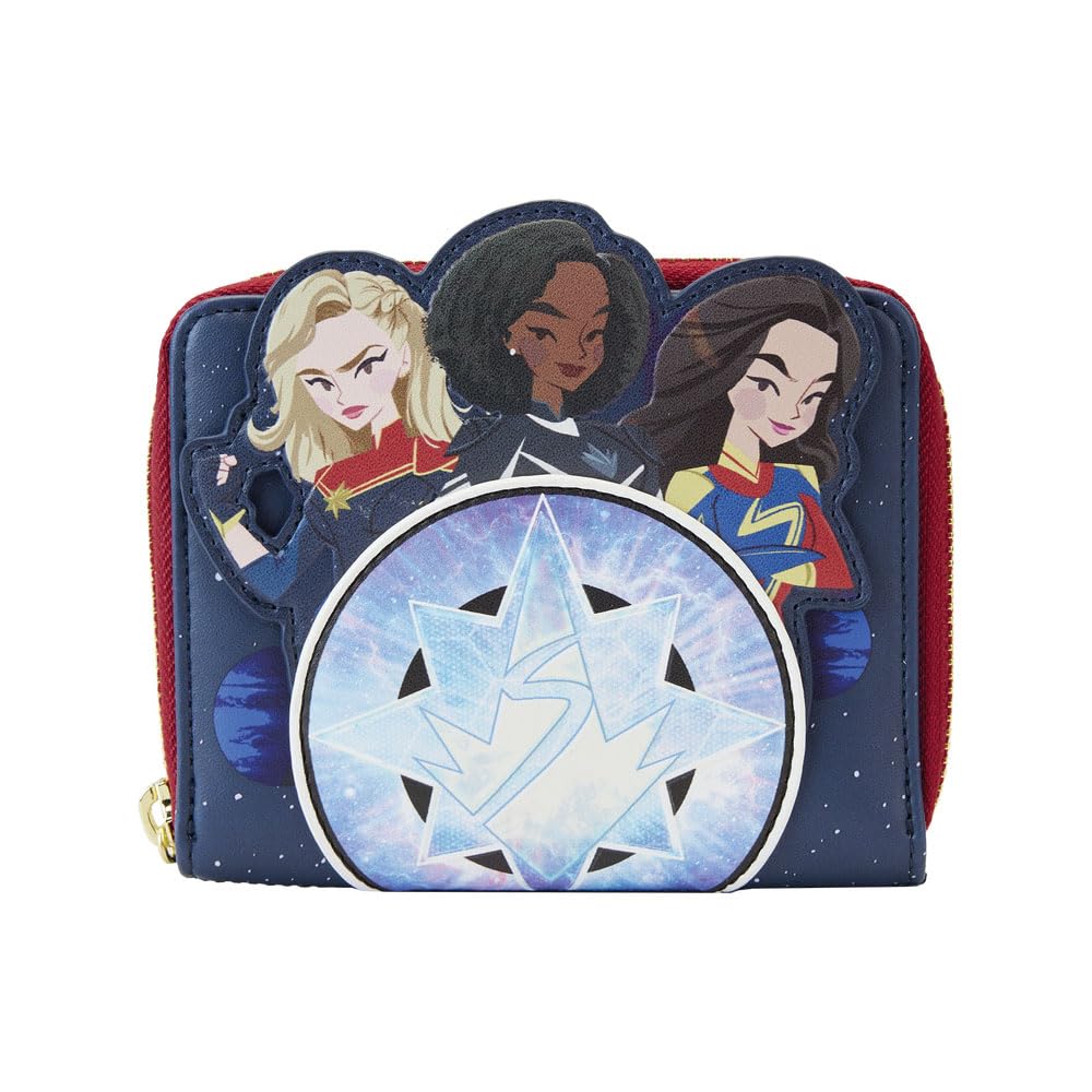 商品説明 ラウンジフライ マーベル ザ・マーベルズ グループ ジップアラウンド ウォレット ユニセックス 財布 キャラクター【商品仕様】素材：合成皮革仕様：ラウンドファスナー式開閉内部：カードポケット、札入れ、ファスナー式小銭入れ【特徴】マーベルの映画「ザ・マーベルズ」をテーマにしたラウンジフライの長財布です。主要キャラクターが揃った鮮やかなデザインが施されており、作品のファンに最適なアイテムです。中身が取り出しやすいラウンドファスナー仕様で、収納力と機能性を兼ね備えています。 商品について 本製品は海外からの輸入品です。取扱説明書が付属する場合は英語表記となり、日本語説明書は付属しておりません。 ご注意 商品イメージは極力商品本来の色が出るよう注意していますが、 ご覧になる環境（ディスプレイ機器、画面解像度） などにより、 若干の違いが出ることがあります。在庫管理に関しましては細心の注意を払っておりますが、他サイトとの併売の為、在庫切れの場合がございます。万が一売り切れの場合はメールご連絡させていただきます。 納期について お届けの目安を必ずご確認ください。