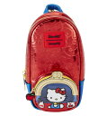 Loungefly Sanrio Hello Kitty 50周年記念 コインバッグ メタリック ステーショナリー ミニバックパック ペンシルケース
