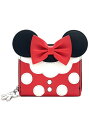 Loungefly X LASR エクスクルーシブ Disney ミニーマウス ドレス ジップウォレット