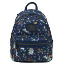 Loungefly スワンプリンセス&フレンズ 総柄 限定版 ダブルストラップ ハンドバッグ