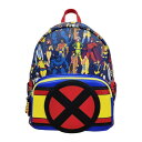 Loungefly Marvel コミック X-MEN 1997 US エクスクルーシブ 総柄プリント ミニバックパック