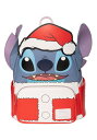 Loungefly Disney ホリデー サンタスティッチ ミニバックパック リロ&スティッチ クリスマスホリデー スタンダード