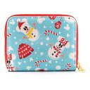 Loungefly Disney ミッキー ミニー スノーマン ジップアラウンド ウォレット