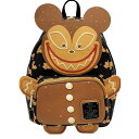 Loungefly x Disney ナイトメアビフォアクリスマス ジンジャーブレッド スケアリー テディ ミニバックパック