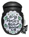 Loungefly Disney ナイトメアビフォアクリスマス サリーのデッドリー ナイトシェード GITD クロスボディバッグ