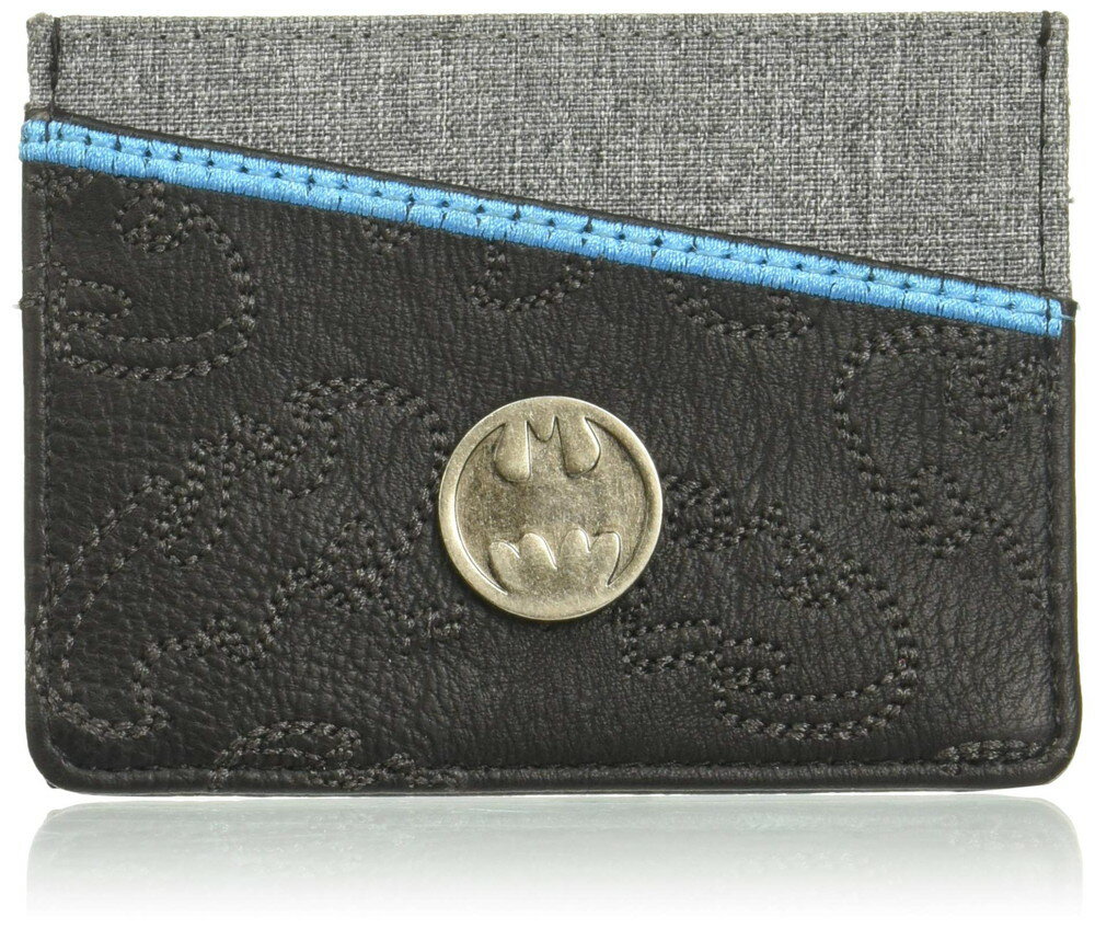 Loungefly DCコミックス バットマン 刺繍 バットウィング テックウォレット