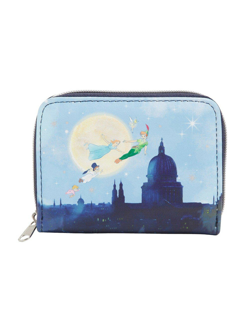 Loungeflyラウンジフライ ディズニー ピーター・パン フライングシティ ミニウォレット ブルー