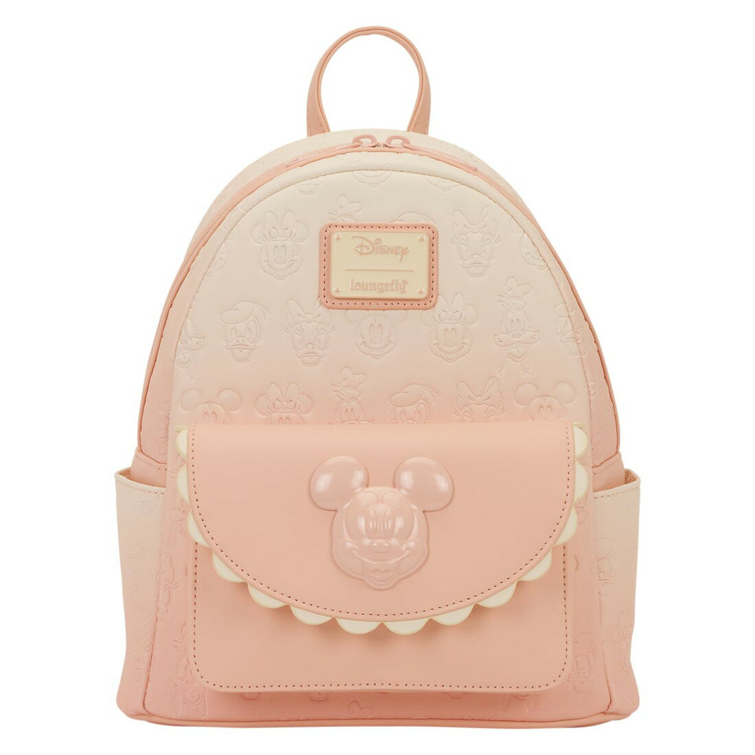 Loungeflyラウンジフライ ディズニー ミッキー＆フレンズ レディース ミニバックパック リュックサック ピンク グラデーション キャラクター ディズニー公式