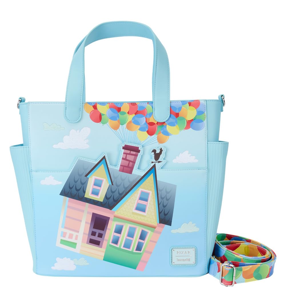 Loungeflyラウンジフライ ピクサー カールじいさんの空飛ぶ家 15周年 バルーンハウス レディース リュック トートバッグ 2WAY ブラック ディズニー キャラクター グッズ