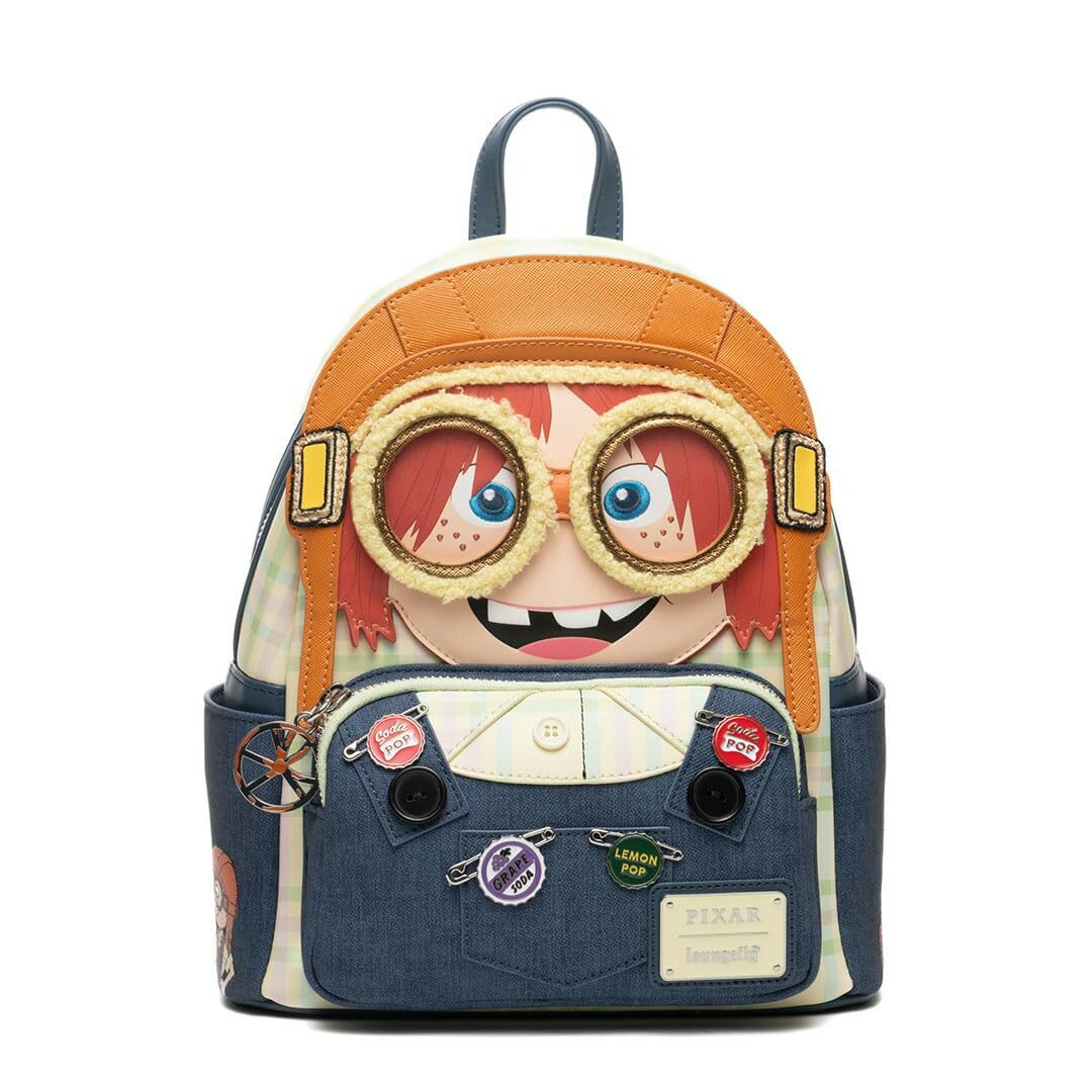 Loungefly ディズニー ピクサー カールじいさんの空飛ぶ家 子供時代 エリー エクスプローラー コスプレ ミニリュック