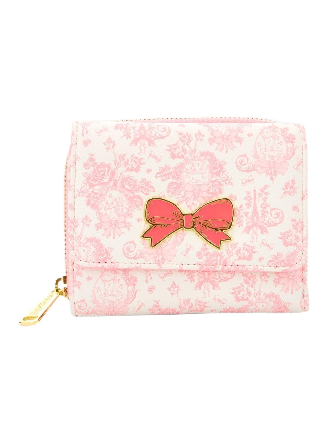 乐天商城 - Loungefly ディズニー おしゃれキャット マリー トワレプリント 財布 限定デザイン