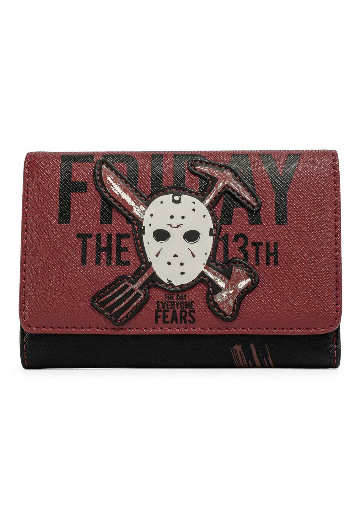 Rakuten - Loungefly ジェイソン 13日の金曜日 三つ折り財布 暗闇で光る グロウ