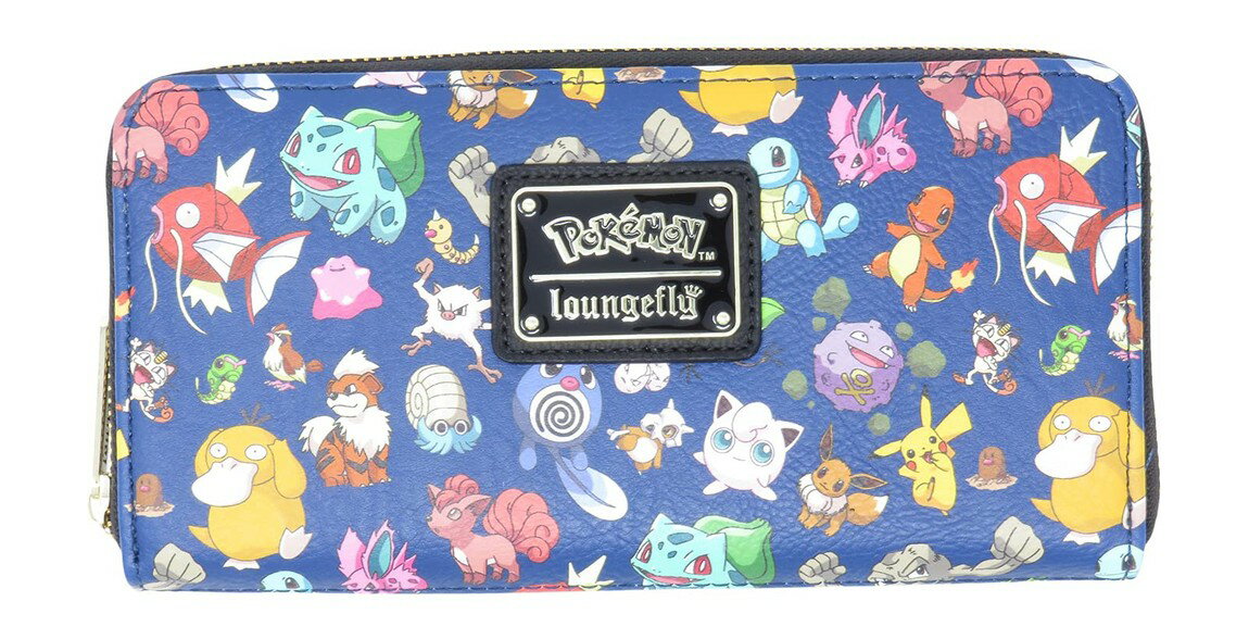 乐天商城 - Loungefly ポケモン ポケットモンスター 初代 151匹 キャラクター 長財布 財布