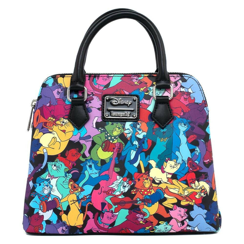 樂天商城 - Loungefly ディズニー おしゃれキャット ジャジー・キャッツ クロスボディバッグ ショルダーバッグ プリント