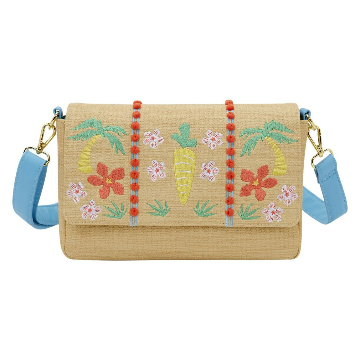 PRODUCT DETAILS Loungefly ディズニー ズートピア2 クロスボディバッグ ショルダーバッグ チャーム付き 刺繍【商品仕様】・ 素材：ポリウレタン、合成皮革・ サイズ：幅約21.3cm × 高さ約17.7cm × 奥行き約8.3cm・ ストラップ：長さ調節可能なクロスボディストラップ・ 装飾：刺繍、エナメルチャーム、メタルチェーン、ポンポン、プリント・ 裏地：キャラクターに合わせたプリントデザイン【特徴】・ ディズニー映画『ズートピア2』をモチーフにしたデザイン・ 本体に質感のある編み込み素材を採用・ 取り外し可能なエナメルチャームやポンポン、メタルチェーンが付属・ ディズニー公式ライセンス商品 ■ 商品について 海外輸入品（説明書は英語表記の場合あり） ■ ご注意 ・掲載画像は実物に近い色味になるよう調整しておりますが、ご利用の環境により差異が生じる場合があります。・複数店舗で在庫を共有しているため、ご注文後に在庫切れとなる場合がございます。 ■ 納期について お届けの目安を必ずご確認ください。 海外正規ルート仕入れ品 海外ブランド ▼ 海外正規ブランド店 正規代理店 ▼ 当 店 ※本商品は並行輸入品です 製造元は正規品と同一のブランド・メーカーです。当店では海外正規ルートより仕入れた商品を取り扱っております。流通ルートが異なるのみで、商品自体に違いはございません。 ── 当店の商品について ── 正規品のみ取り扱い 海外正規店・正規代理店から商品を直接仕入れ、国内に輸入して販売しております。 日本未入荷・海外限定モデルも多数 日本未入荷・海外限定モデルも多数取り扱っております。サイズ・カラー違いや海外限定で販売された製品など、日本では手に入りにくいアイテムをお届けいたします。 お求めやすい価格の理由 海外市場での価格差や流通ルートの違いにより、国内販売価格よりお求めやすくなっております。品質はそのままに、よりお手頃な価格でお届けいたします。 安心保証 ご使用前に万が一、製品に不具合がございました場合は、交換または商品代金のご返金にて対応させていただきます。商品到着後5日以内にご連絡ください。 ご注意 海外からの輸入品となります。海外輸送のため、外箱に軽微なスレ等がある場合がございますが、商品本体には影響ございません。 ※在庫状況は仕入先の在庫情報をもとに出来る限り正確に表示しておりますが、取寄せ商品のため、タイミングによりご注文後に欠品・キャンセルとなる場合がございます。 お探しの商品がございましたら、お気軽にご相談ください。