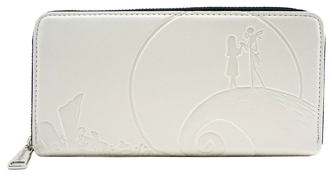 Rakuten - Loungefly ナイトメアー・ビフォア・クリスマス ジャック サリー 長財布 ラウンドファスナー デボス加工 クリーム