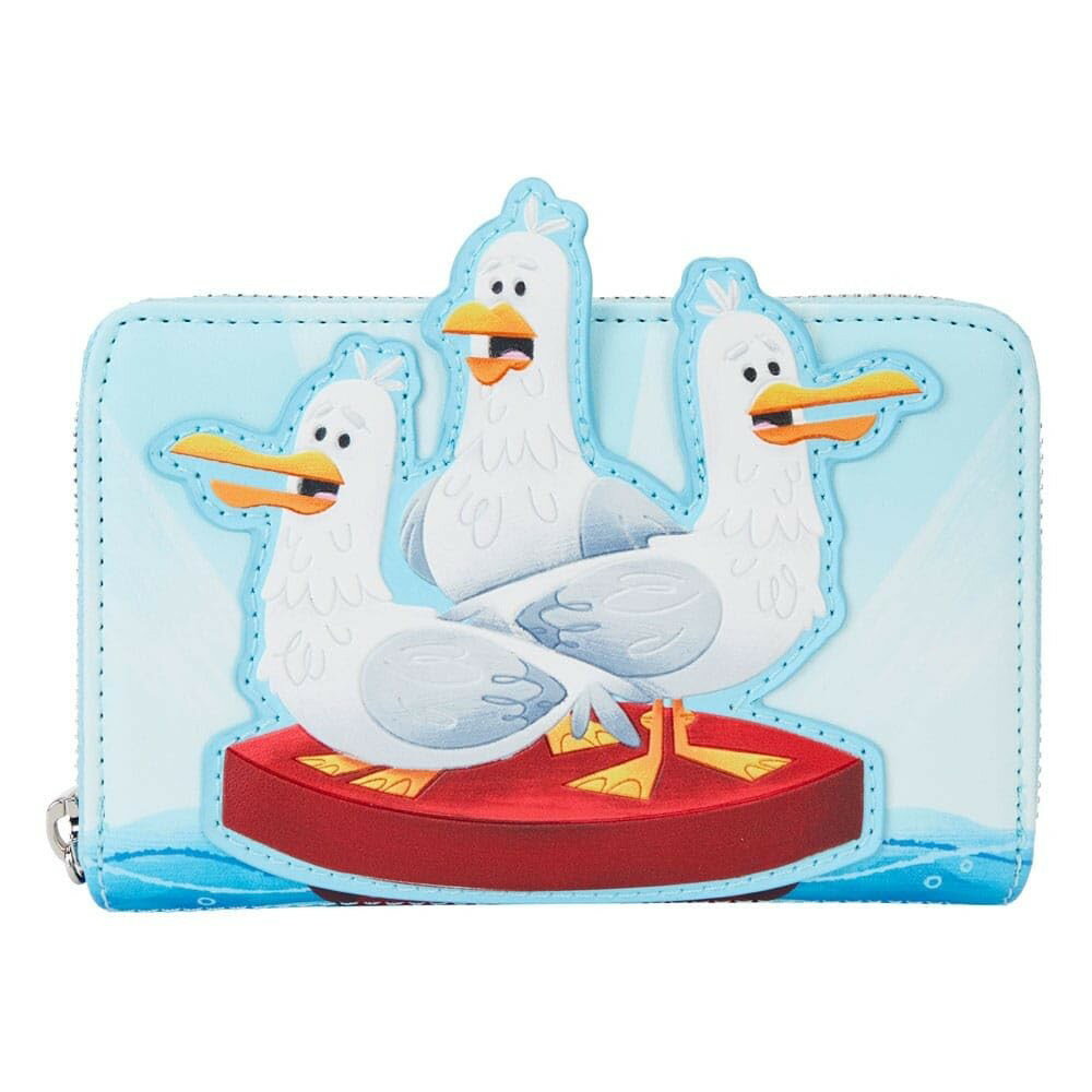 Rakuten - Loungefly ディズニー ファインディング・ニモ カモメ シーガル 財布 二つ折り財布 ラウンドジップ ウォレット
