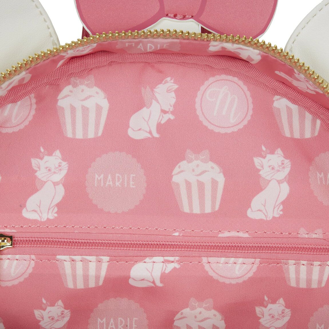 ラウンジフライ ディズニー おしゃれキャット マリー カップケーキ ミニバックパック リュック ホワイト ピンク basque-10156732 Basqueバスク サンプル画像3