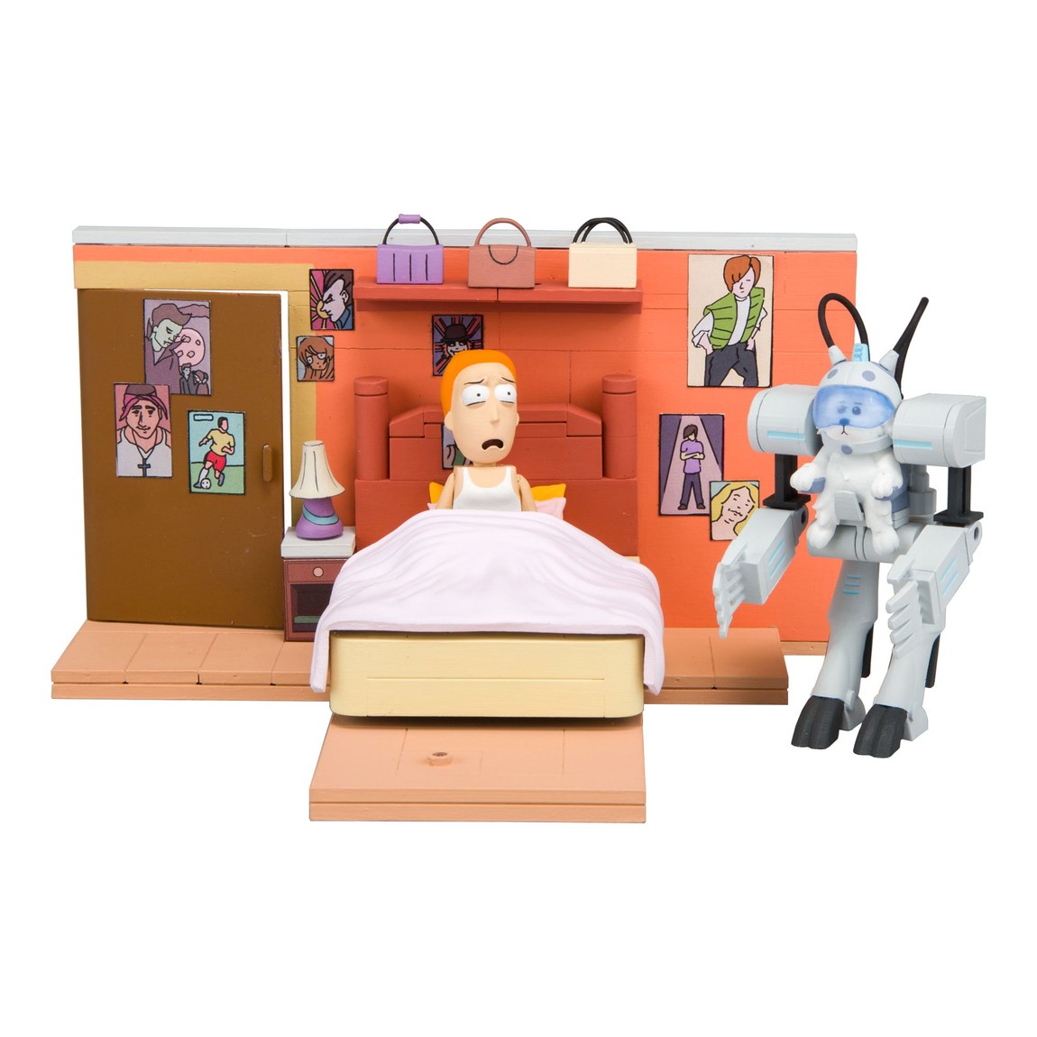マクファーレン トイズ リック・アンド・モーティ スノーボール ＆ サマー ブロック フィギュア 組み立てセット / McFarlane Toys Rick and Morty You Shall Now Call Me Snowball Construction Set
