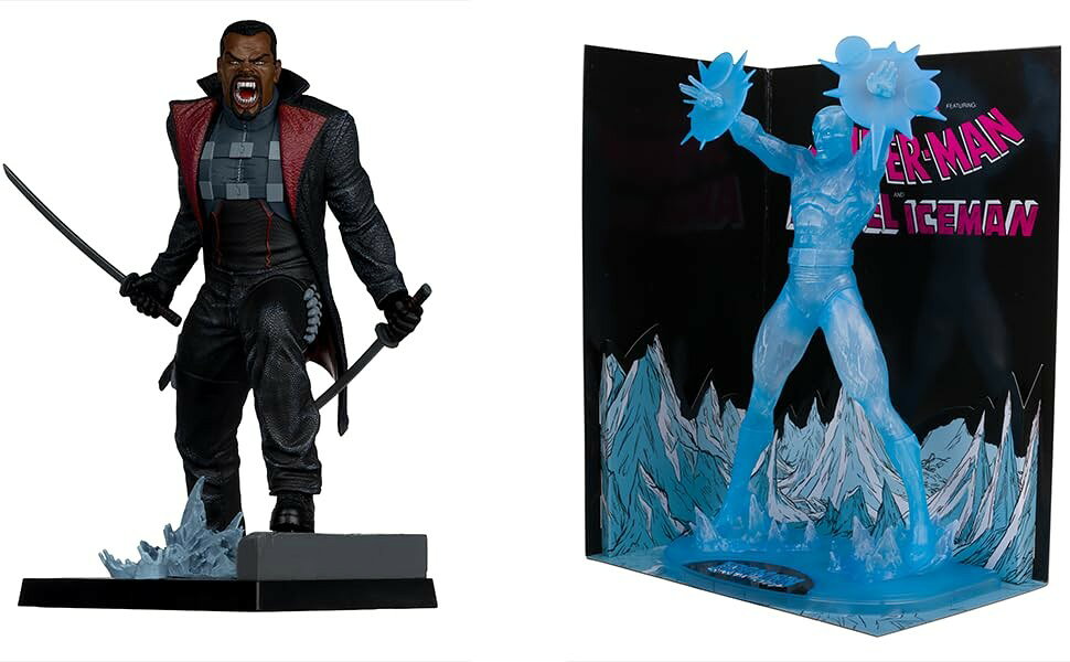 マクファーレン トイズ マーベル アイスマン ＆ ブレイド 1/6スケール フィギュアセット / McFarlane Toys Marvel Ic…