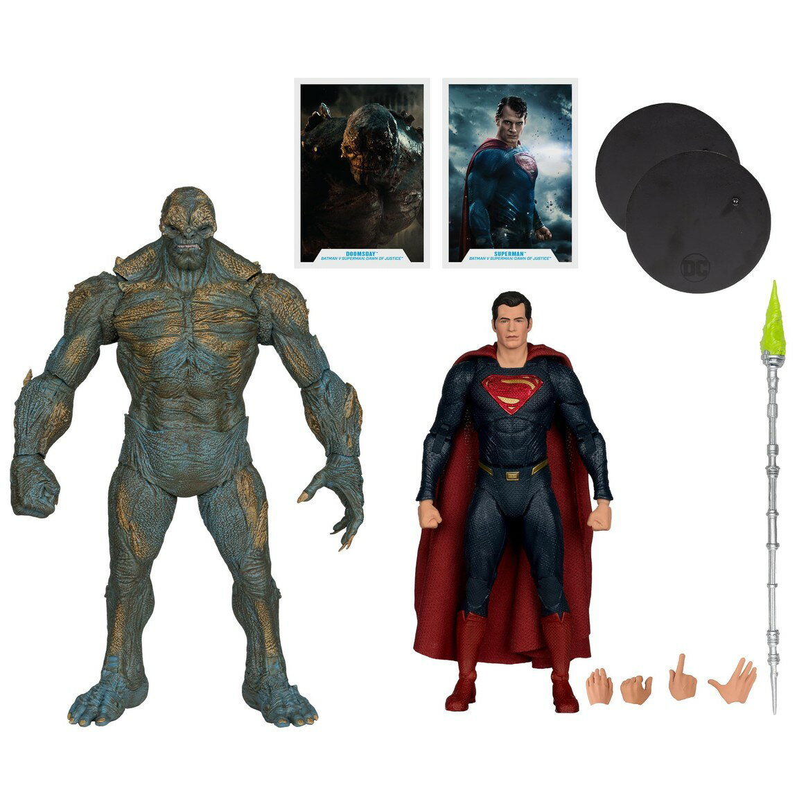 マクファーレン トイズ DCマルチバース バットマン vs スーパーマン ドゥームズデイ & スーパーマン 7インチ アクションフィギュア / McFarlane Toys DC Multiverse Doomsday & Superman 7in Figure
