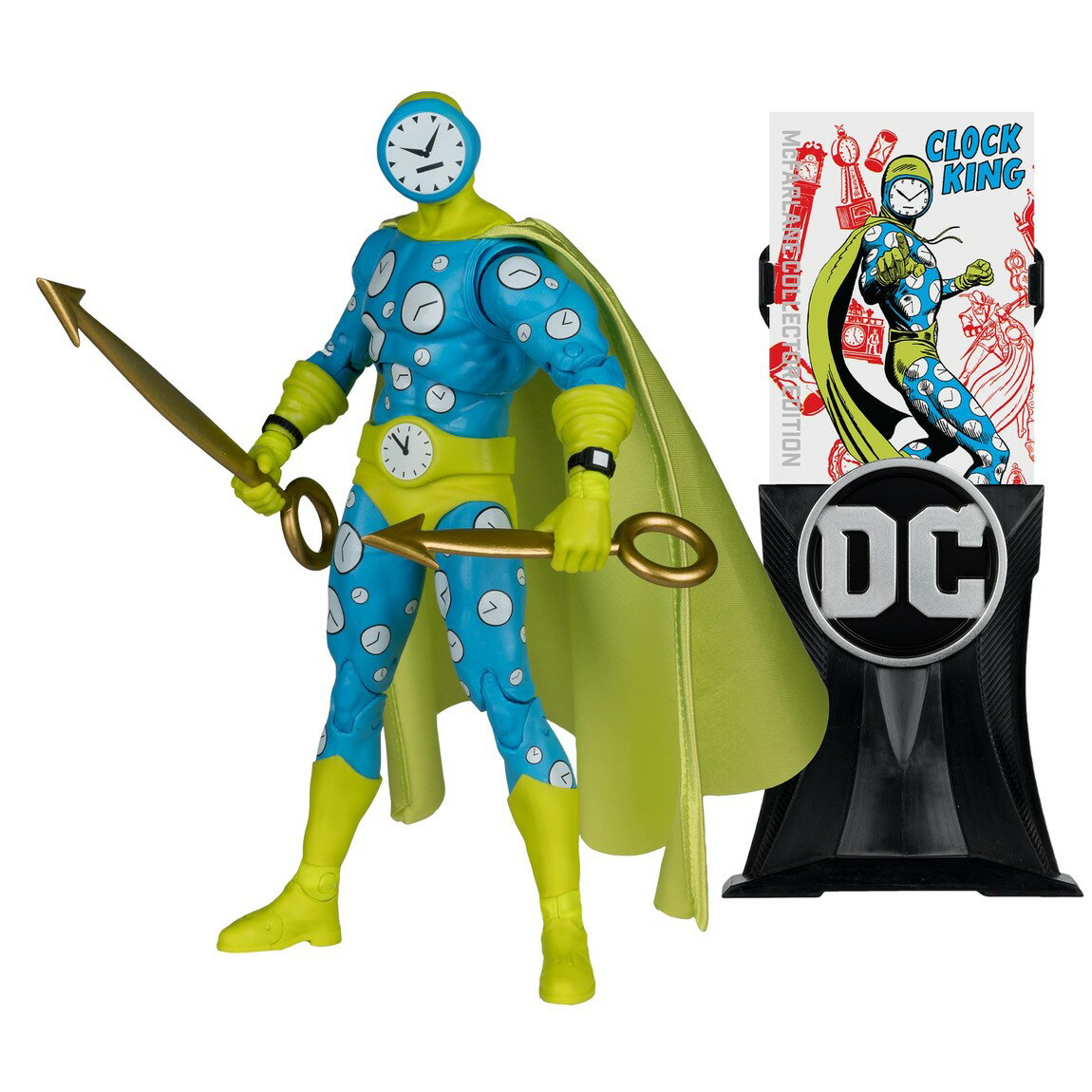 マクファーレン トイズ DCマルチバース クロック・キング プラチナエディション 7インチ アクションフィギュア / McFarlane Toys DC Multiverse Clock King Platinum Edition