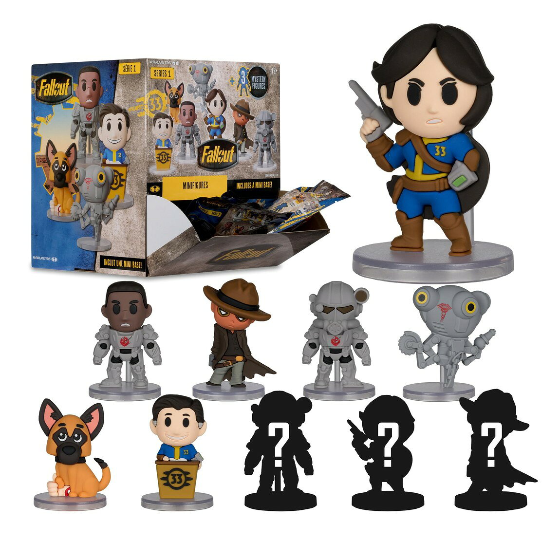 맥팔렌 장난감 폴아웃 (드라마) 미니 피규어 풀 케이스 (시리즈 1) 2.5인치 피규어 세트 / McFarlane Toys Fallout (Show) 2.5in Mini Figure Full Case (Series 1)