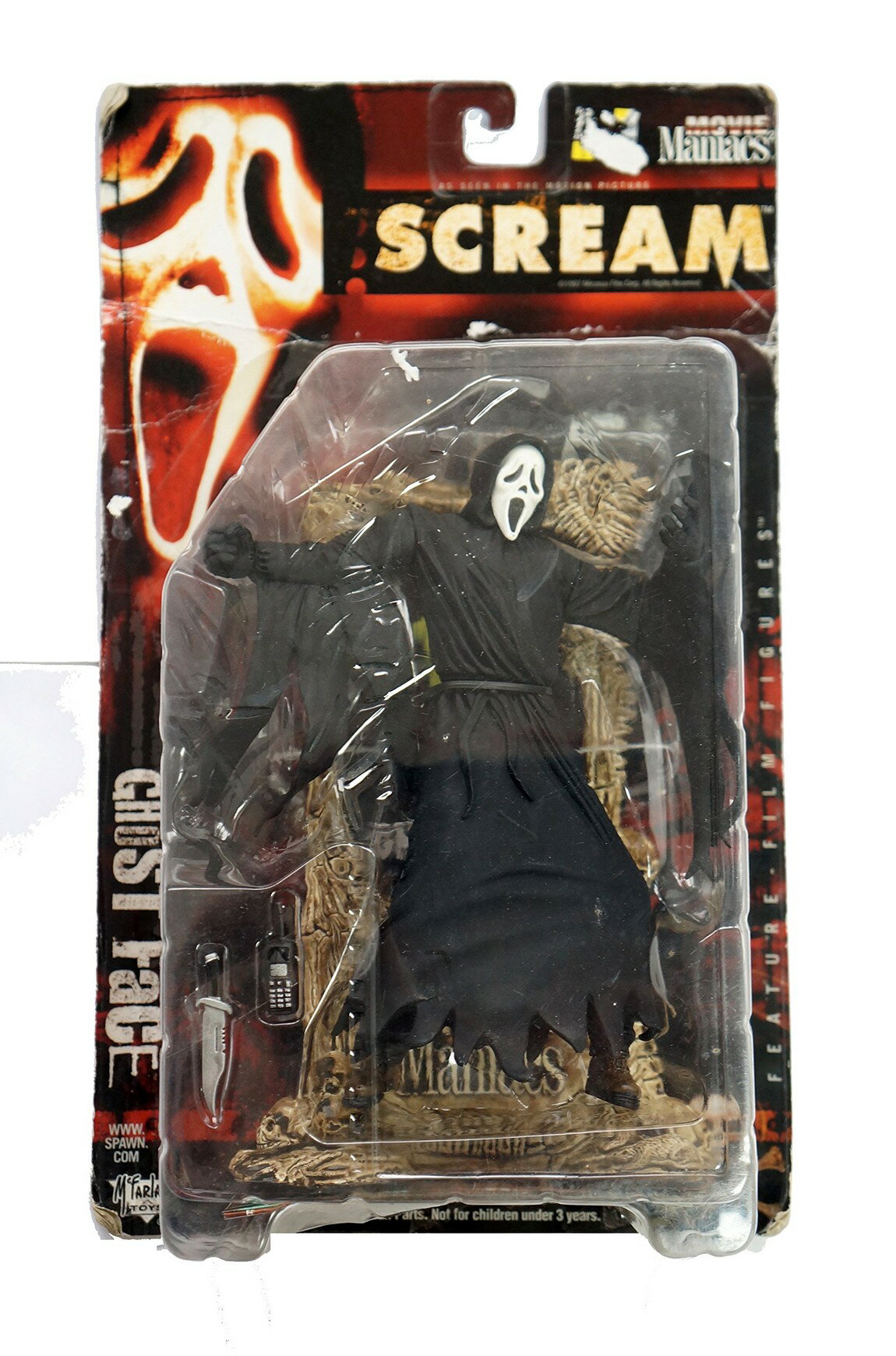 マクファーレン トイズ ムービーマニアックス スクリーム ゴーストフェイス 6インチ アクションフィギュア / McFarlane Toys Movie Maniacs Series 2 Scream Ghostface