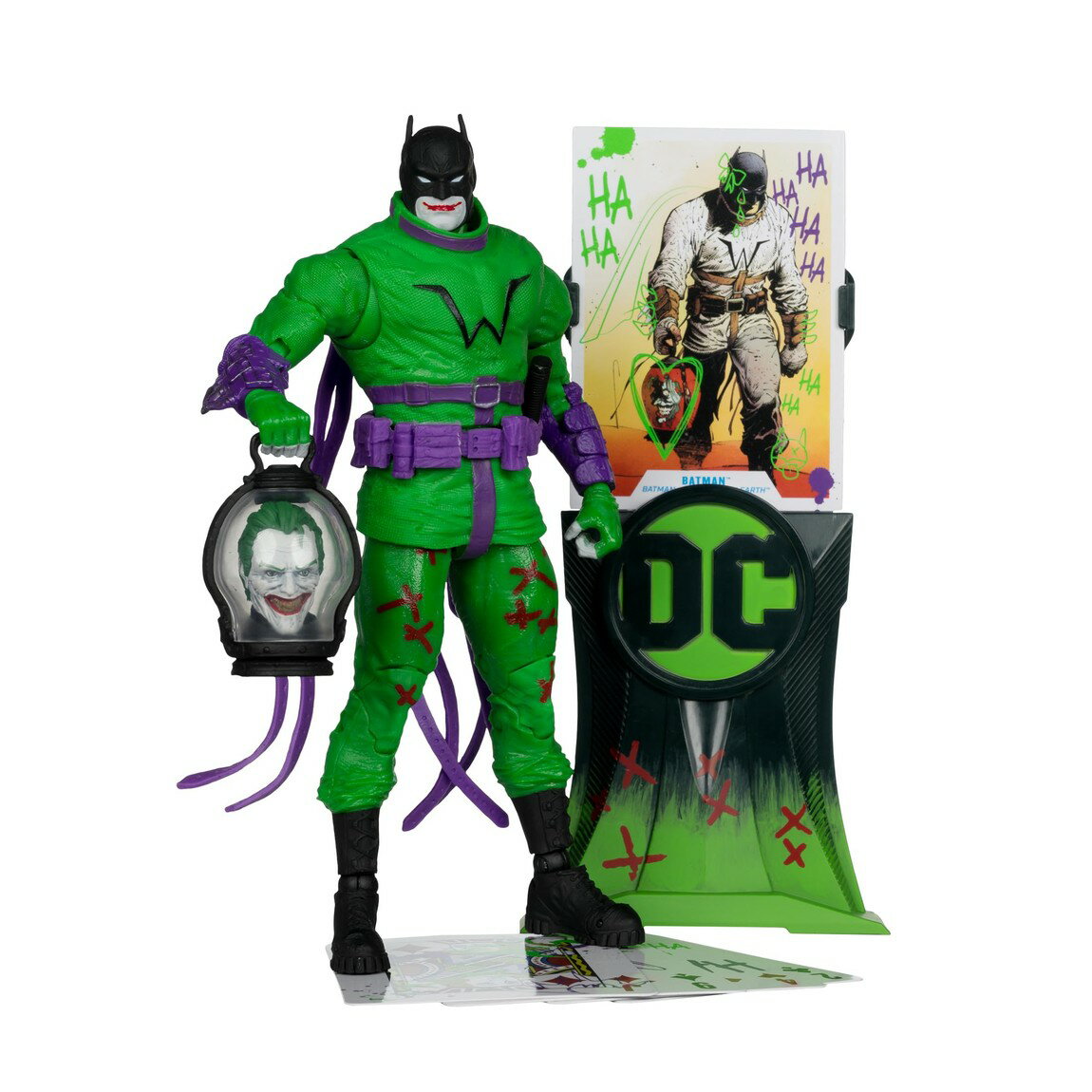 マクファーレン トイズ DCマルチバース バットマン ラスト・ナイト・オン・アース ジョーカナイズド 7インチ アクションフィギュア / McFarlane DC Multiverse Batman Jokerized Gold Label