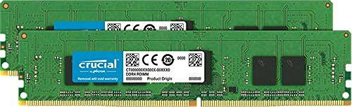 Crucial 8GB(2x4GB) DDR4-2400 PC4-19200 サーバー用 ECC Registered RDIMM Mac対応 メモリ CT2K4G4RFS824A